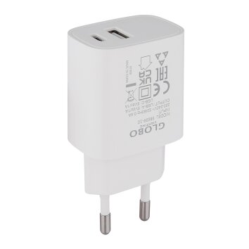 Globo Netzstecker 10 W Weiß