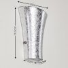Terni Wandleuchte Silber, 1-flammig