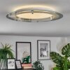 Ipres Deckenleuchte LED Silber, Weiß, 1-flammig