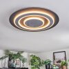 Lidor Deckenleuchte LED Schwarz, 1-flammig