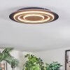 Lidor Deckenleuchte LED Schwarz, 1-flammig