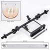 Koyoto Deckenleuchte Glas 15 cm Bernsteinfarben, Klar, 8-flammig