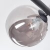 Chehalis Deckenleuchte Glas 15 cm Rauchfarben, 5-flammig