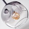 Ripoll Deckenleuchte Glas 15 cm Bernsteinfarben, Klar, Rauchfarben, 5-flammig