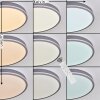 Salmi Deckenpanel LED Grau, Silber, 1-flammig, Fernbedienung