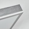 Salmi Deckenpanel LED Grau, Silber, 1-flammig, Fernbedienung