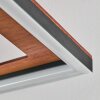 Binor Deckenleuchte LED Naturfarben, Schwarz, 1-flammig