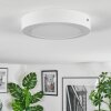 Omaro Deckenpanel LED Weiß, 1-flammig, Farbwechsler