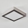 Omaro Deckenpanel LED Nickel-Matt, 1-flammig