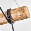 Koyoto Pendelleuchte Glas 15 cm Naturfarben, Schwarz, 5-flammig