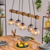 Koyoto Pendelleuchte Glas 15 cm Naturfarben, Schwarz, 5-flammig
