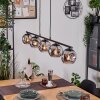 Ripoll Pendelleuchte Glas 15 cm Rauchfarben, 5-flammig