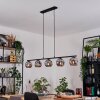 Ripoll Pendelleuchte Glas 15 cm Rauchfarben, 5-flammig