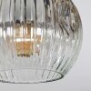 Ripoll Deckenleuchte Glas 15 cm Bernsteinfarben, Klar, Rauchfarben, 5-flammig