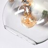 Koyoto Deckenleuchte Glas 15 cm Gold, Schwarz, 10-flammig