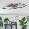Brina Deckenleuchte LED Braun, 1-flammig