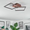 Brina Deckenleuchte LED Braun, 1-flammig
