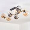 Koyoto Deckenleuchte Glas 15 cm Gold, Schwarz, 10-flammig