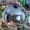 Koyoto Hängeleuchte Glas 15 cm, 20 cm Blau, Grün, Klar, Kupferfarben, 6-flammig