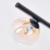 Chehalis Deckenleuchte Glas 12 cm, 15 cm Schwarz, 5-flammig