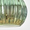 Koyoto Pendelleuchte Glas 15 cm Naturfarben, Schwarz, 4-flammig