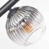 Koyoto Deckenleuchte Glas 15 cm Bernsteinfarben, Klar, Rauchfarben, 6-flammig