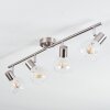 Saire Deckenleuchte Chrom, Nickel-Matt, 4-flammig