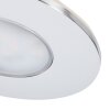 Paron Einbauleuchte 3-er Set LED Chrom, 3-flammig, Fernbedienung