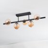 Chehalis Deckenleuchte Glas 10 cm Schwarz, 5-flammig