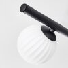 Chehalis Deckenleuchte Glas 10 cm Schwarz, 5-flammig