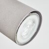 Javel Deckenleuchte Chrom, Grau, 3-flammig