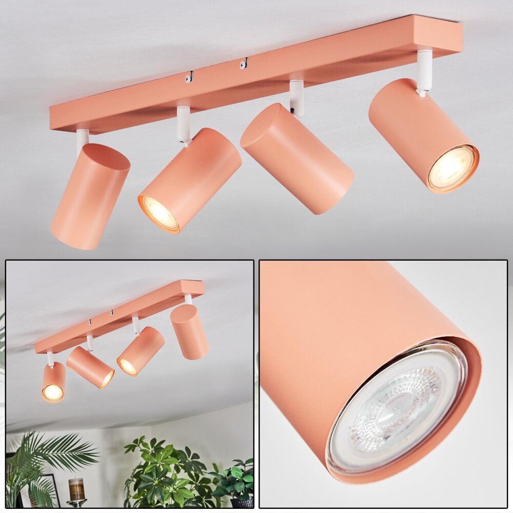 Javel Deckenleuchte Rosa, Weiß, 4-flammig main product photo