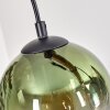 Koyoto Pendelleuchte Glas 15 cm Naturfarben, Schwarz, 4-flammig
