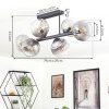Koyoto Deckenleuchte Glas 15 cm Klar, Rauchfarben, 6-flammig