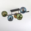 Koyoto Deckenleuchte Glas 15 cm Blau, Gold, Grün, 5-flammig