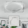 Peran Deckenleuchte LED Weiß, 1-flammig, Farbwechsler