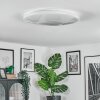 Peran Deckenleuchte LED Weiß, 1-flammig, Farbwechsler