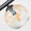 Koyoto Deckenleuchte Glas 15 cm Bernsteinfarben, Klar, Rauchfarben, 8-flammig