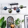 Chehalis Deckenleuchte Glas 10 cm, 12 cm Blau, Grün, Kupferfarben, 5-flammig