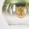 Koyoto Pendelleuchte Glas 15 cm Naturfarben, Schwarz, 4-flammig
