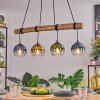 Koyoto Pendelleuchte Glas 15 cm Naturfarben, Schwarz, 4-flammig