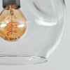 Ripoll Deckenleuchte Glas 15 cm Bernsteinfarben, Klar, Rauchfarben, 3-flammig