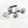 Ripoll Deckenleuchte Glas 15 cm Bernsteinfarben, Rauchfarben, 6-flammig