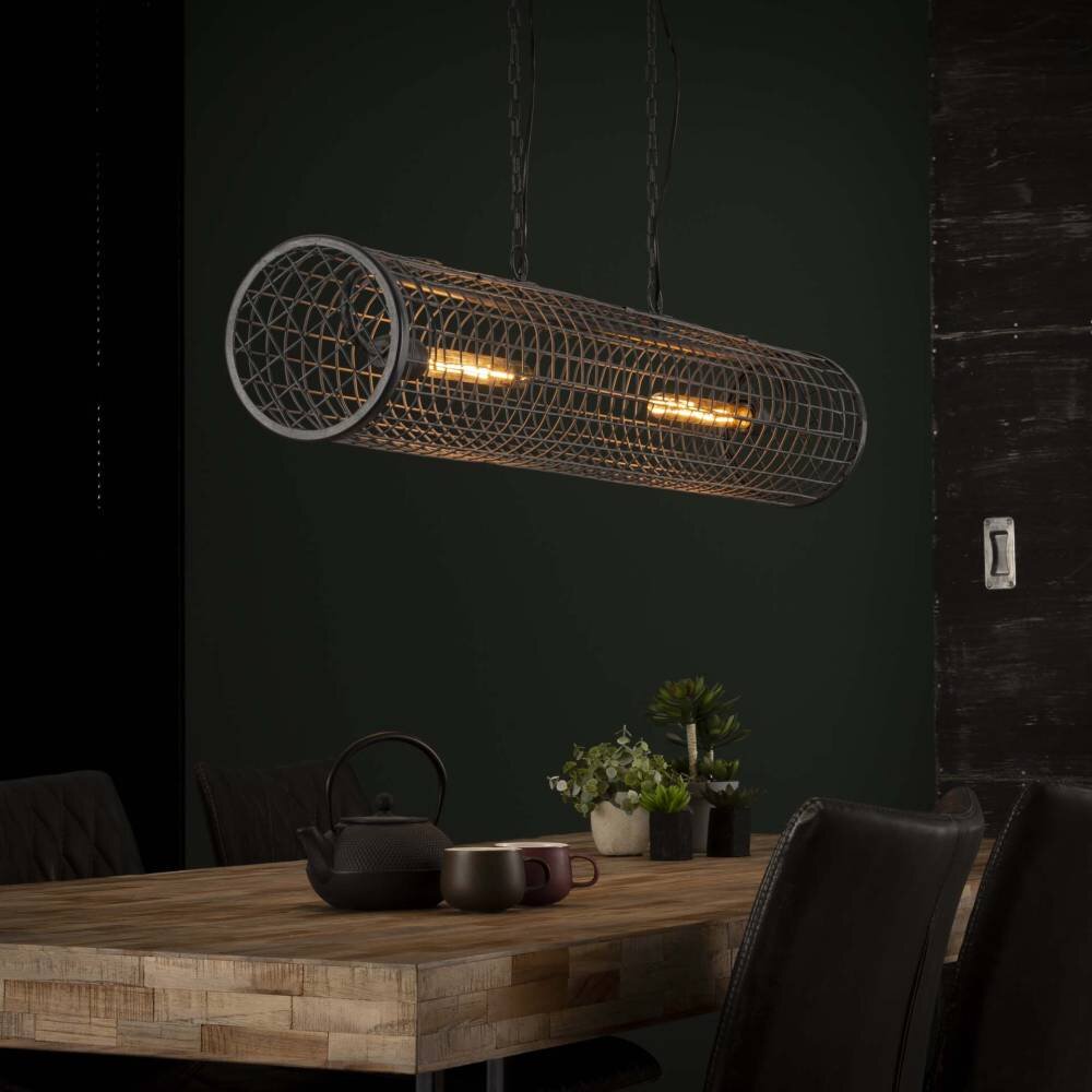 PETTEN Hängeleuchte Schwarz, 2-flammig main product photo