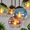 Koyoto Deckenleuchte Glas 15 cm Blau, Gold, Grün, Klar, Kupferfarben, 5-flammig