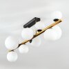Chehalis Deckenleuchte Glas 10 cm, 12 cm, 15 cm Gold, Schwarz, 10-flammig