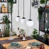 Gastor Hängeleuchte Glas 15 cm Weiß, 3-flammig