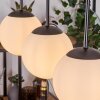 Gastor Hängeleuchte Glas 15 cm Weiß, 3-flammig
