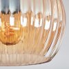 Koyoto Deckenleuchte Glas 15 cm Bernsteinfarben, 3-flammig