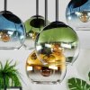 Koyoto Deckenleuchte Glas 15 cm Blau, Gold, Grün, Klar, 5-flammig